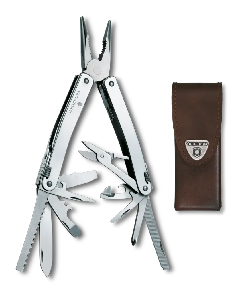 a product shot of the victorinox swiss tool spirit x as gift ideas for outdoorsy dads