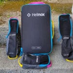 the four games made by Helinox lined up on a stairway