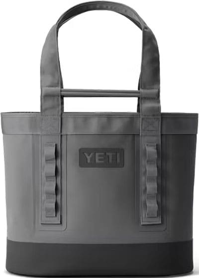 A studio shot of the Yeti Camino 35 beach tote