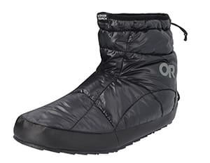 a studio image of the Outdoor Research Tundra Trax hut booties