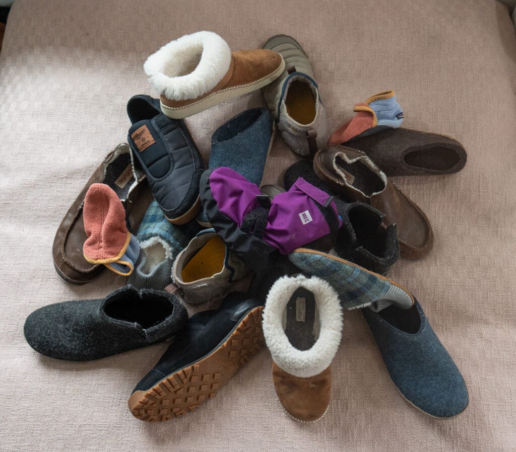a collection of slippers we tested for families who enjoy the outdoors