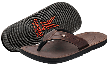 Combat Flip Flops AK-47 leather sandals
