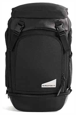 No Reception Club Getaway Bag travel backpack