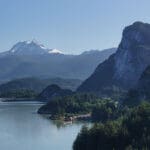 A view of Howe sound, the stawamus chief, mount garibaldi, and squamish